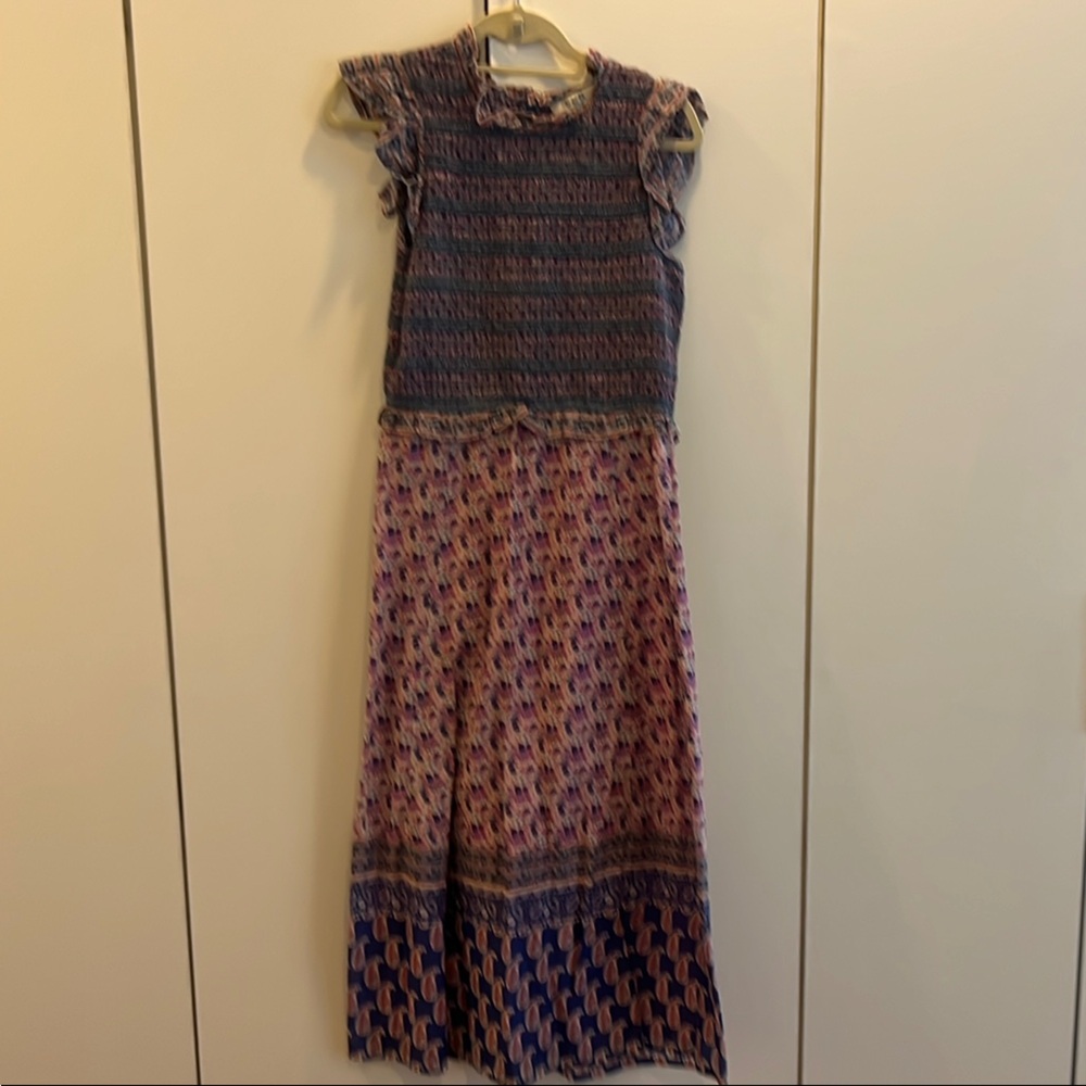 Sea Multicolor Patterned Maxi Dress, Size 6